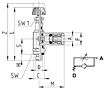 GMCU Series 5/32 Inch (in) Tube Outside Diameter Meter-Out Fractional Control Valve - 2
